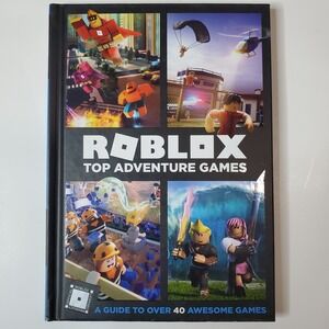Roblox Top Adventure Games Hardcover Guide Book Over 40 Games Kids Gaming Guide